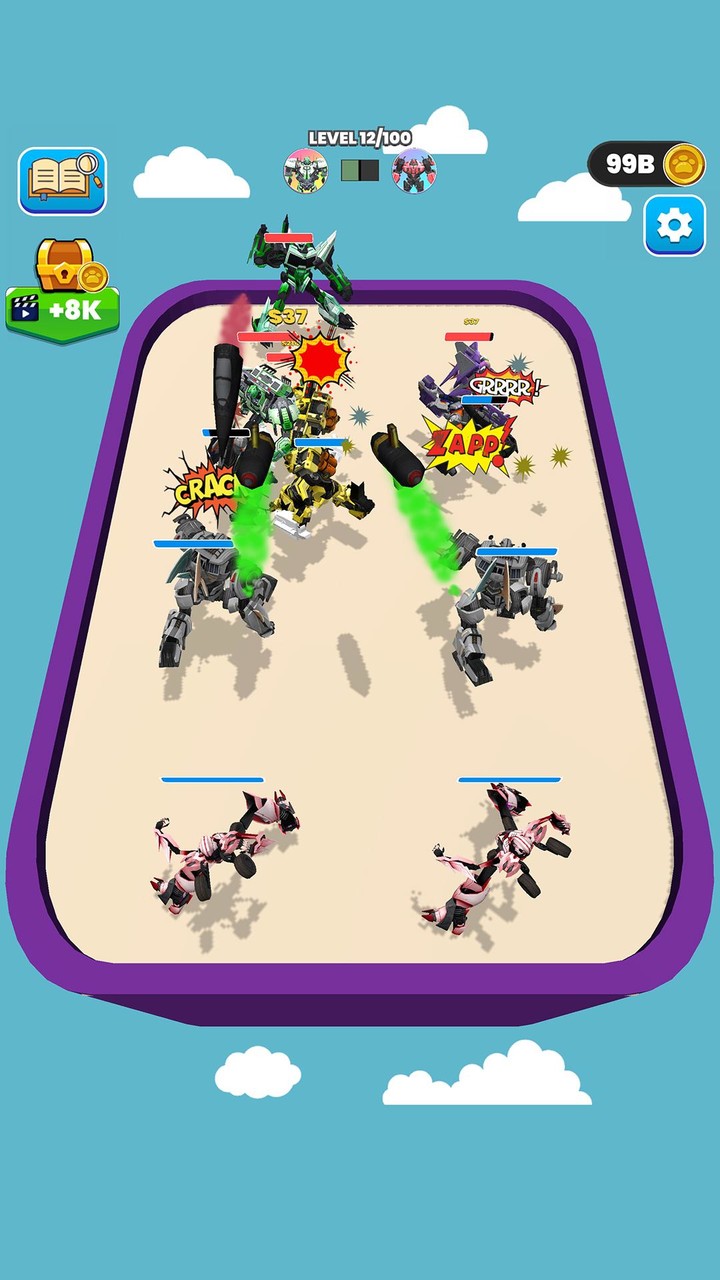 Merge Master: Robot Action Car screenshot image 8_Popularmodapk.com