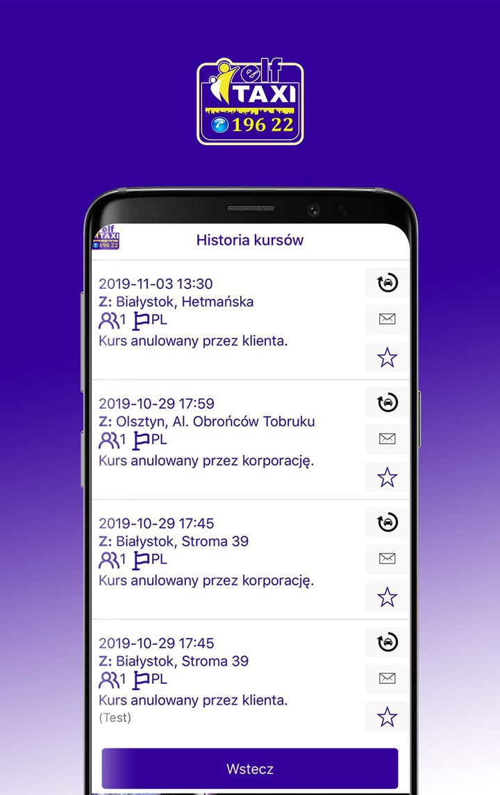 Elf Taxi Olsztyn screenshot image 10_Popularmodapk.com