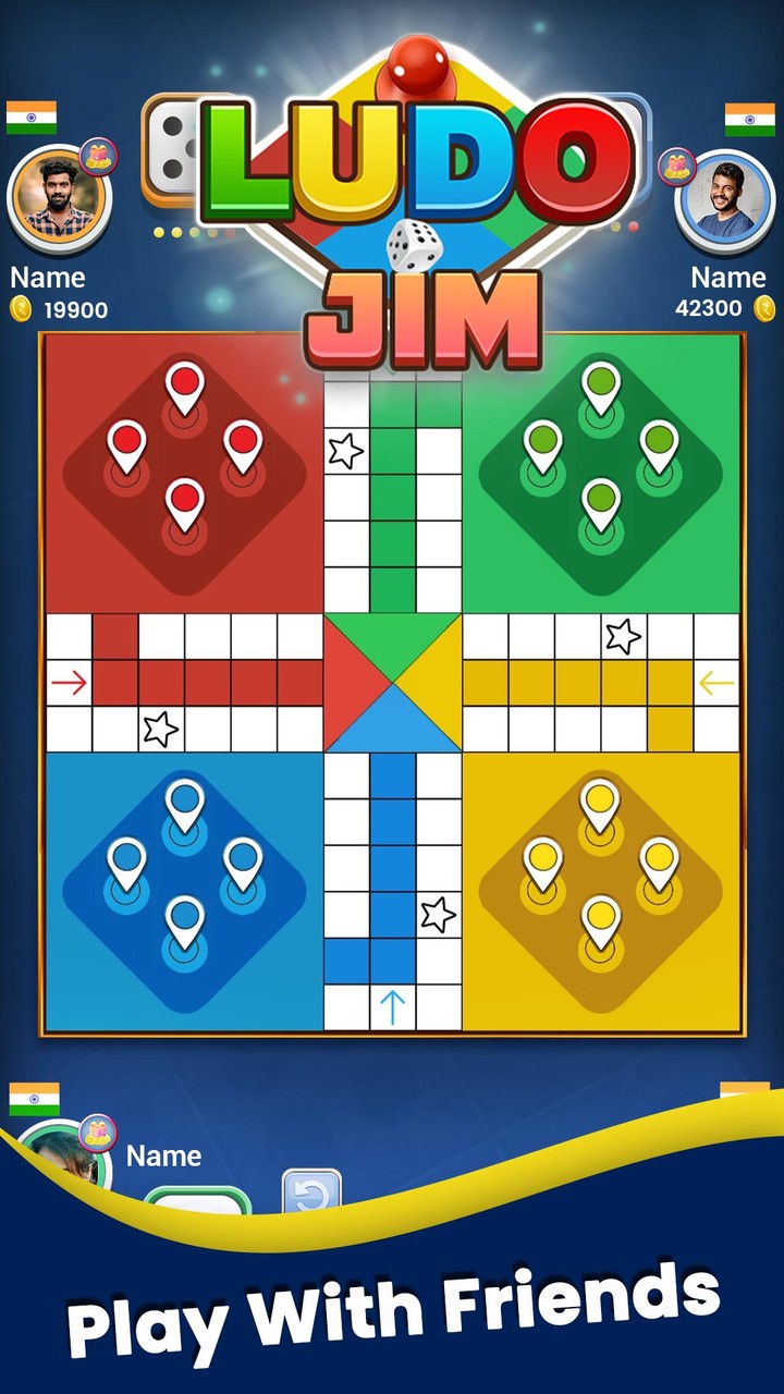 Ludo Jim: Ludo Board Game 2022 screenshot image 4_Popularmodapk.com