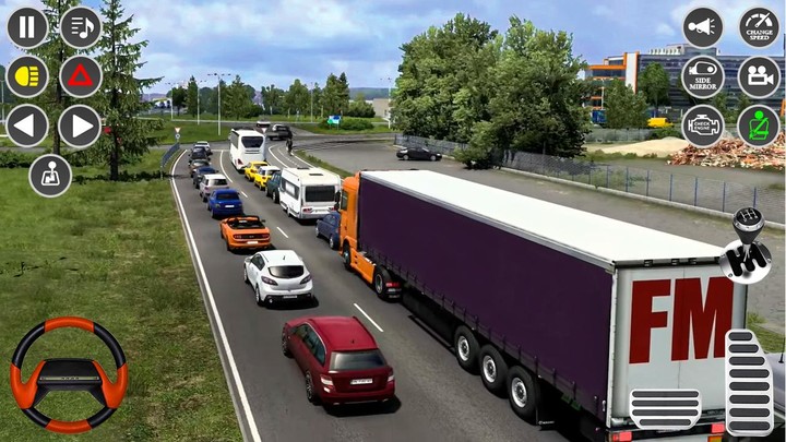 US Truck Driving Sim : Euro screenshot image 3_Popularmodapk.com