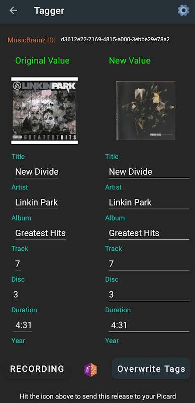 MusicBrainz screenshot image 1_Popularmodapk.com