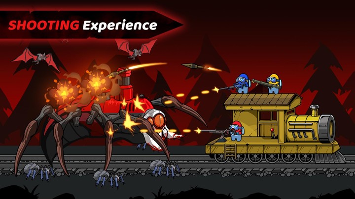 Impostor Survival Spider Train screenshot image 1_Popularmodapk.com