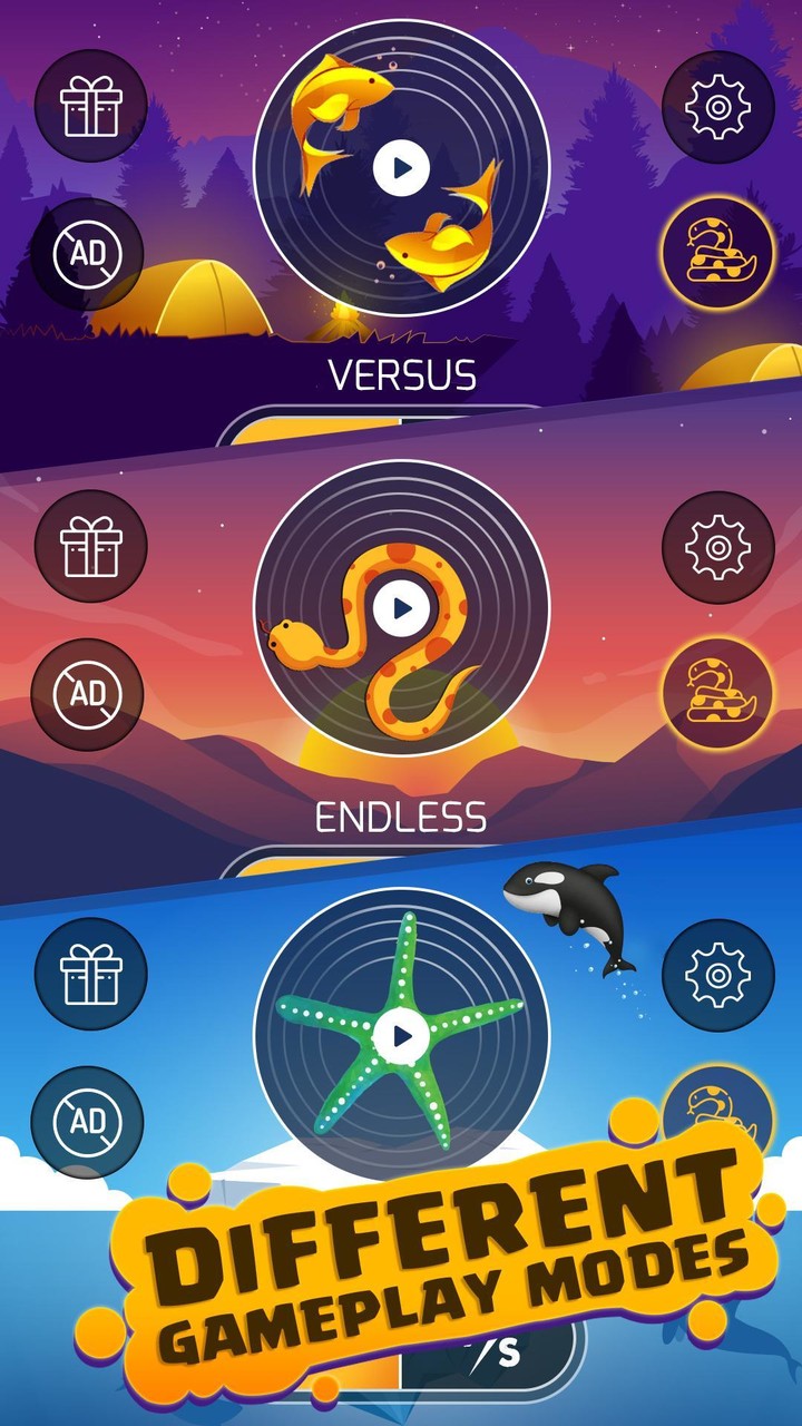 3D Snake VS Block Beats screenshot image 2_Popularmodapk.com