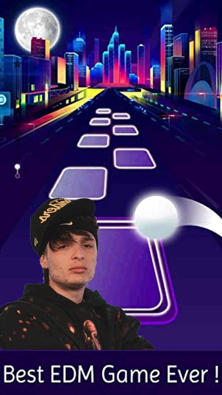 Peso Pluma tiles hop Music 3D screenshot image 1_Popularmodapk.com