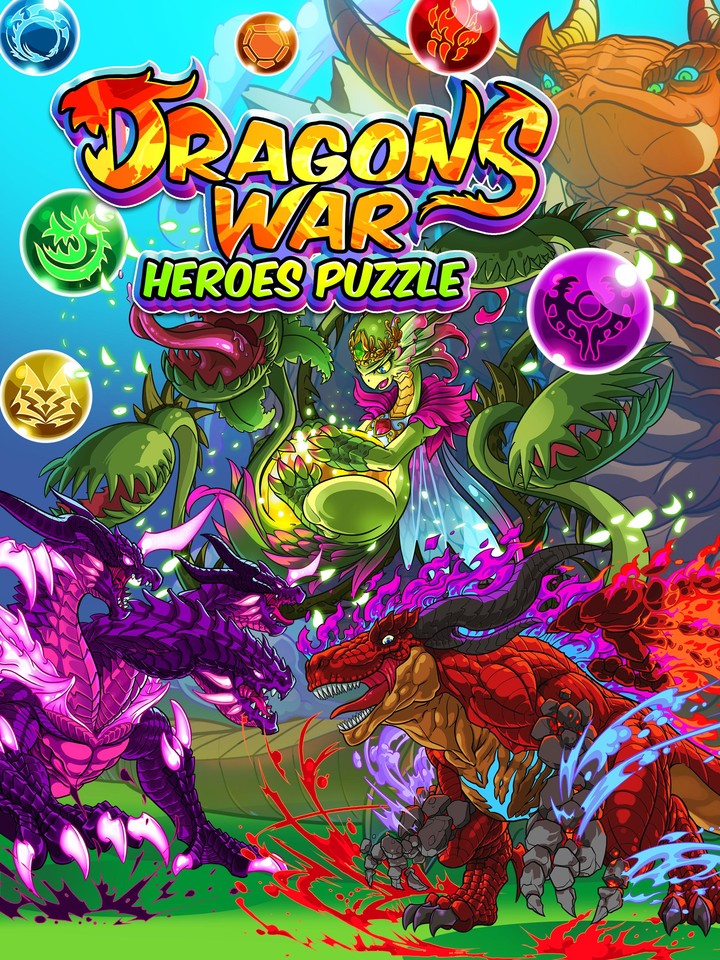 Dragon War Hero Puzzle screenshot image 1_Popularmodapk.com