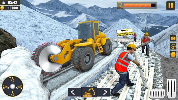 Snow Excavator Simulator Games screenshot image 5_Popularmodapk.com