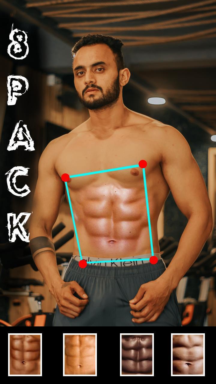Man Abs Maker - Six Pack Photo Editor screenshot image 1_Popularmodapk.com