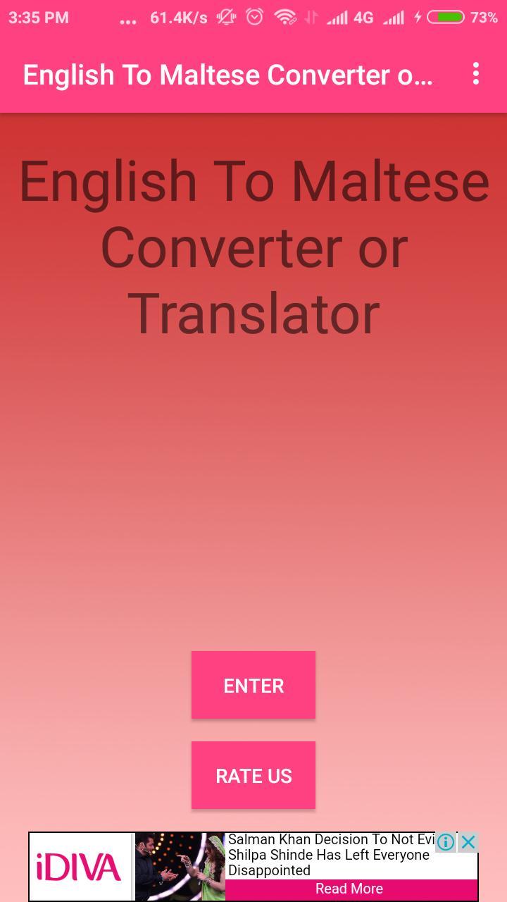 English To Maltese Converter screenshot image 1_Popularmodapk.com