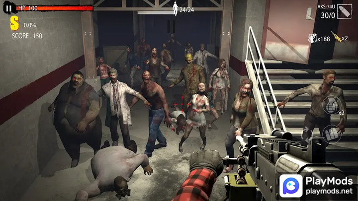 Zombie Hunter D-Day : Offline game<span>(High Damage)</span> screenshot image 2_Popularmodapk.com