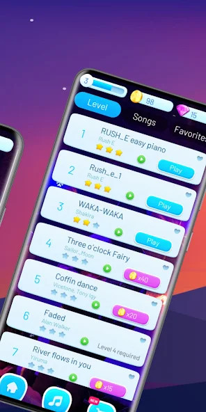 Rush E Piano tiles<span>(mod)</span> screenshot image 2_Popularmodapk.com