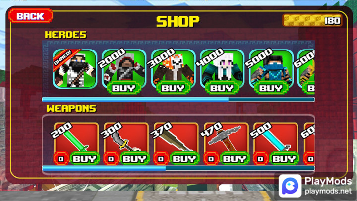 Block Mortal Survival Battle<span>(Mod menu)</span> screenshot image 2_Popularmodapk.com