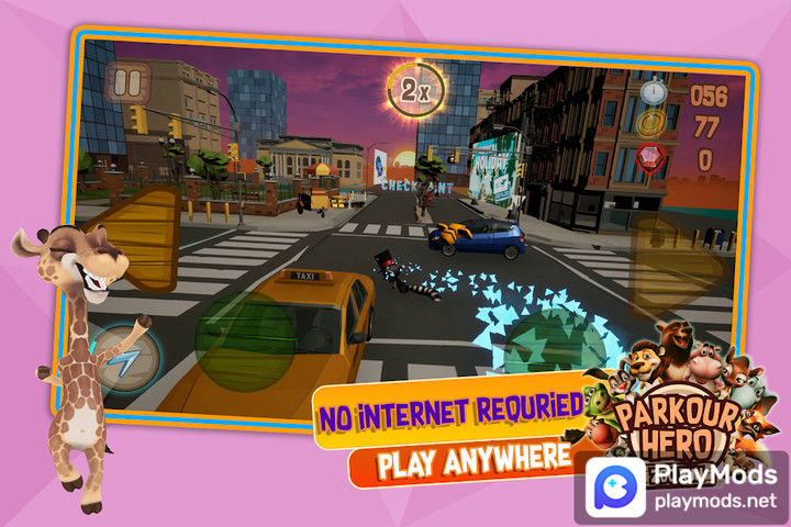 Parkour Hero - Animal Runner 3<span>(Unlimited Currency)</span> screenshot image 5_Popularmodapk.com