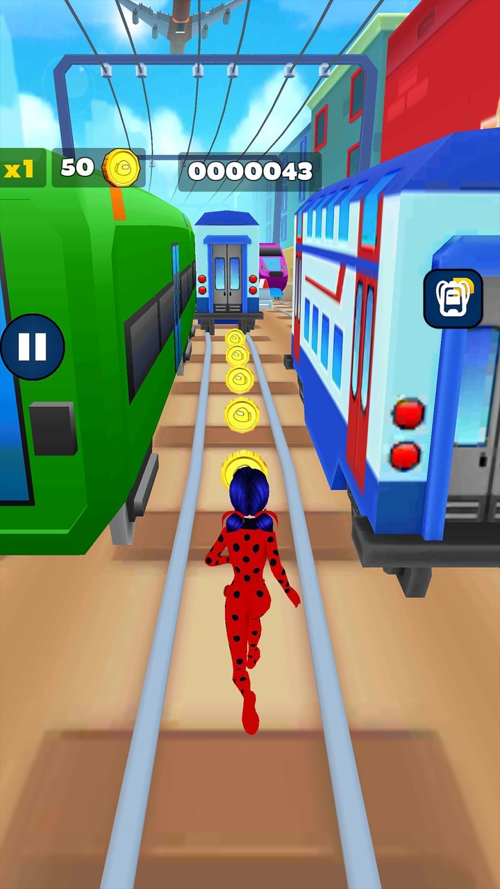 Subway Ladybug Adventures screenshot image 1_Popularmodapk.com