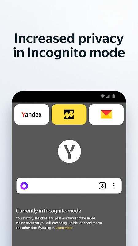 Yandex Browser with Protect screenshot image 5_Popularmodapk.com