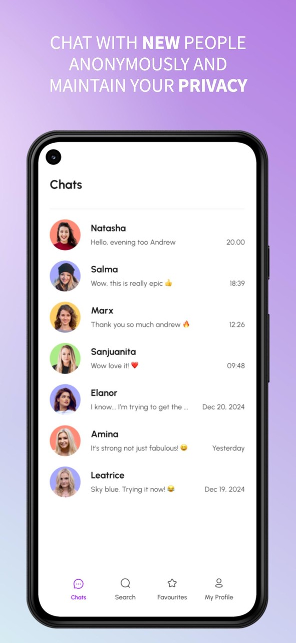 Ganby - Clean Anonymous Chat screenshot image 8_Popularmodapk.com