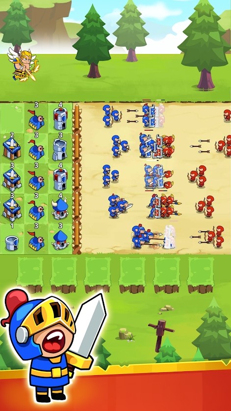 Save The Kingdom: Merge Towers screenshot image 3_Popularmodapk.com