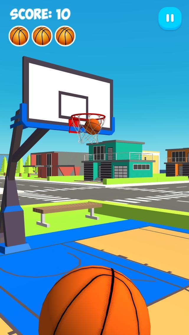 Basketball Challenge 3D screenshot image 1_Popularmodapk.com