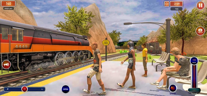 Indian Train: Railroad Games screenshot image 1_Popularmodapk.com