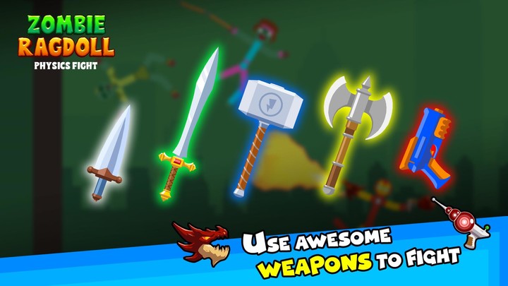 Zombie Ragdoll Physics Fight screenshot image 5_Popularmodapk.com