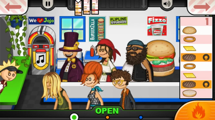 Papa's Burgeria To Go! screenshot image 2_Popularmodapk.com