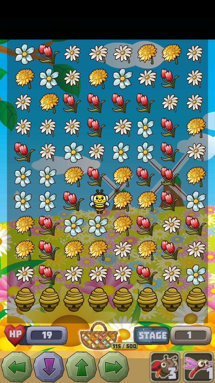 Bee Flower Puzzle Adventure screenshot image 2_Popularmodapk.com