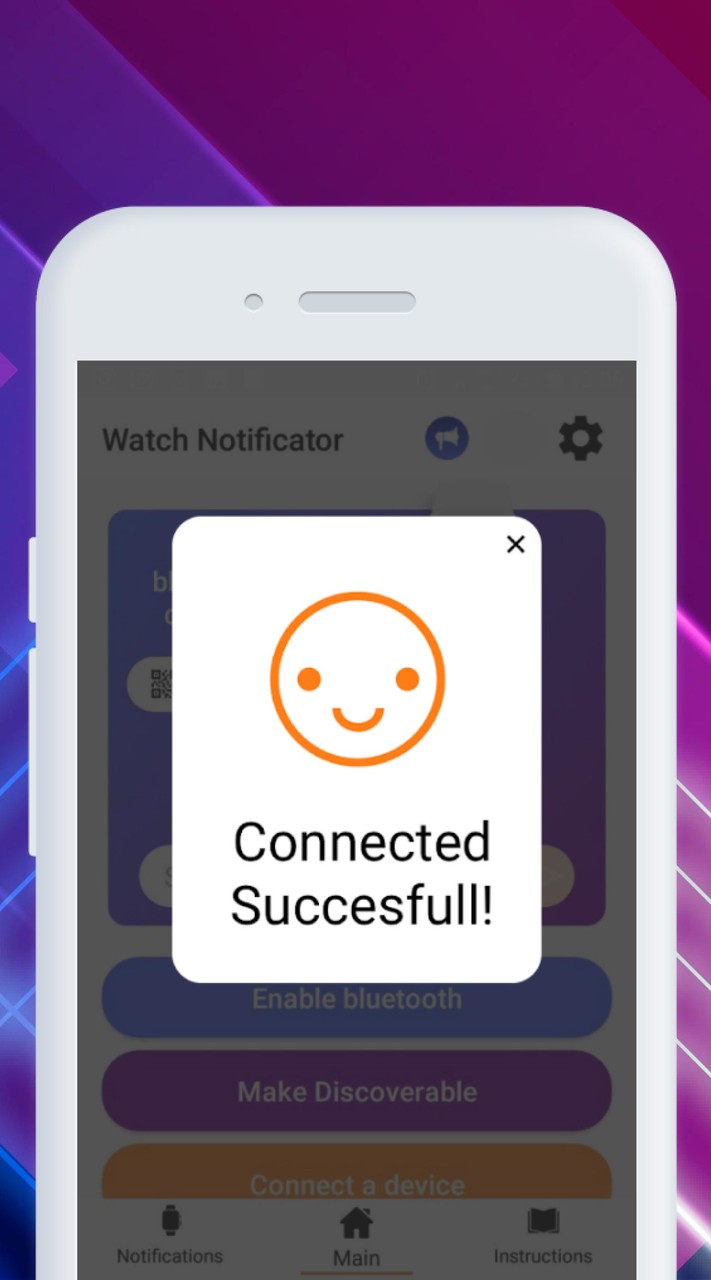 Smartwatch Bluetooth Notifier screenshot image 22_Popularmodapk.com