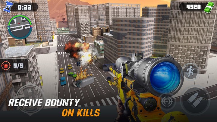 Hitman Sniper Shooting Game screenshot image 3_Popularmodapk.com