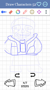 How to Draw Sans<span>(No Ads)</span> screenshot image 9_Popularmodapk.com