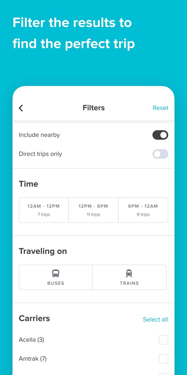 Wanderu: Book Bus & Train Tickets screenshot image 6_Popularmodapk.com