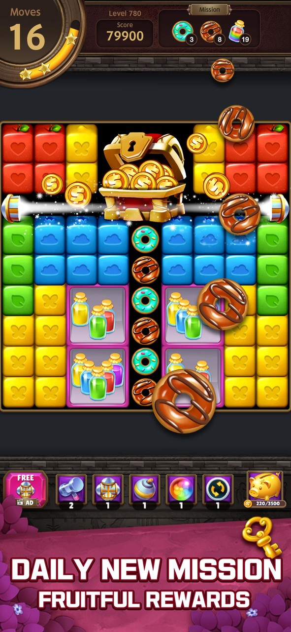 Fruits Blast : Puzzle Game screenshot image 3_Popularmodapk.com