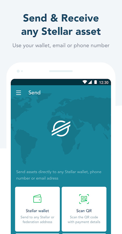 LOBSTR Stellar Lumens Wallet. Buy XLM Trade Crypto screenshot image 3_Popularmodapk.com
