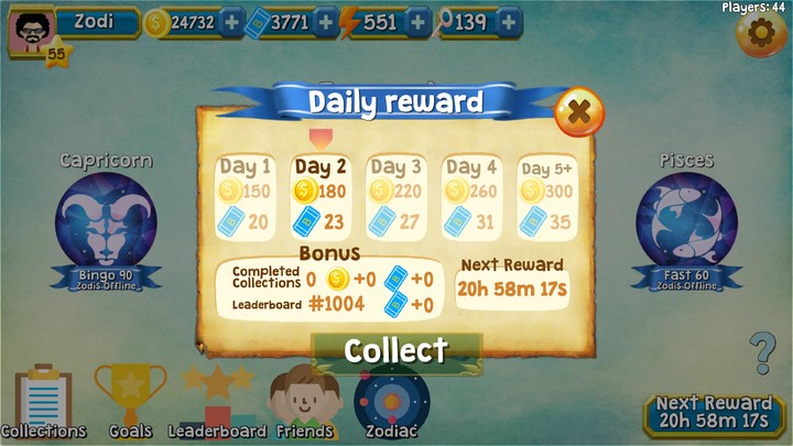 Zodi Bingo: Horoscope & Bingo screenshot image 5_Popularmodapk.com