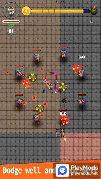 Survivor Shooter.io<span>(No Ads)</span> screenshot image 1_Popularmodapk.com