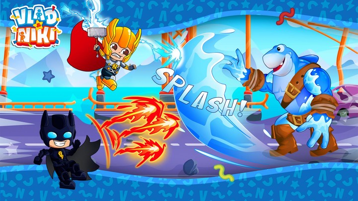 Vlad and Niki Superheroes screenshot image 1_Popularmodapk.com