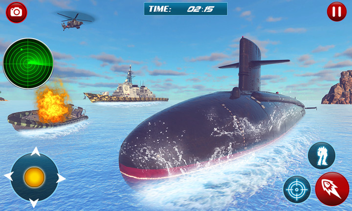 Navy Submarine War Robot Games screenshot image 6_Popularmodapk.com