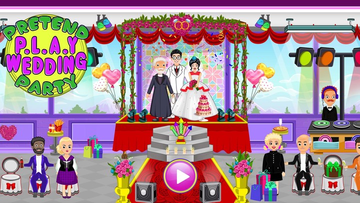 Pretend Town Wedding Party screenshot image 1_Popularmodapk.com