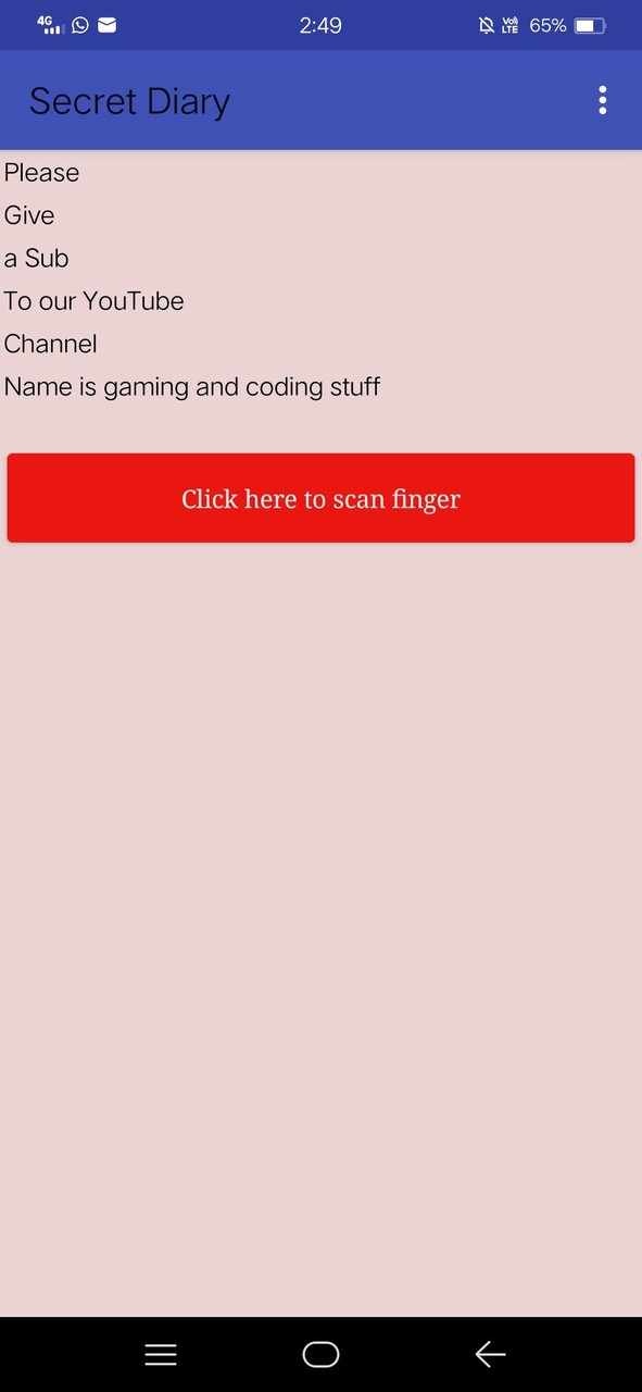 Blue Diary screenshot image 1_Popularmodapk.com