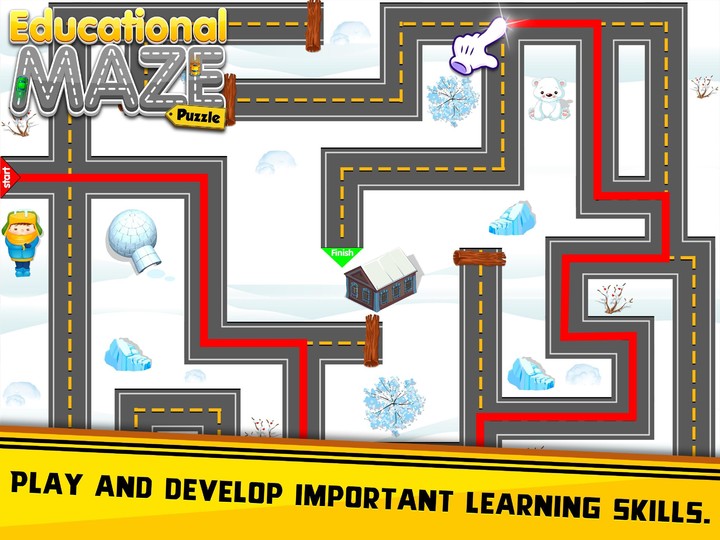 Kids educational maze puzzle screenshot image 4_Popularmodapk.com