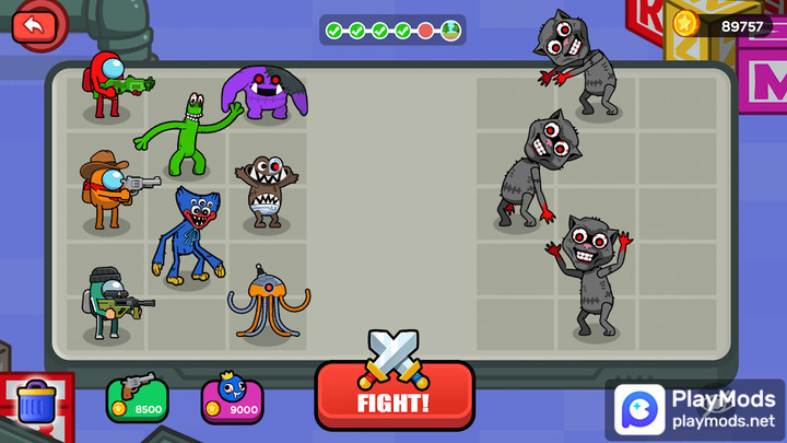 Merge War Monster Fight<span>(Unlimited Resources)</span> screenshot image 5_Popularmodapk.com