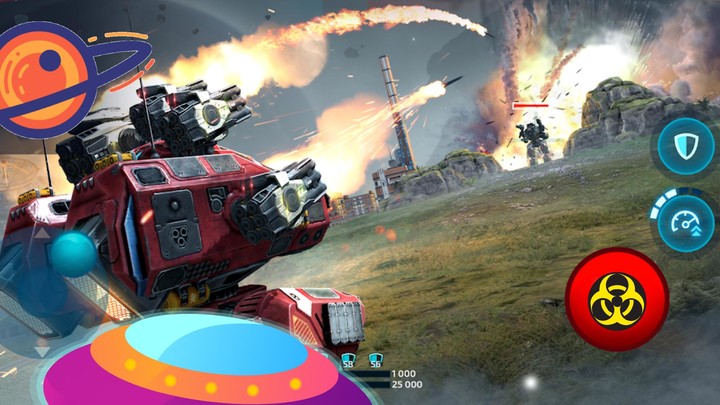 Robots Vs Aliens Death Match screenshot image 2_Popularmodapk.com