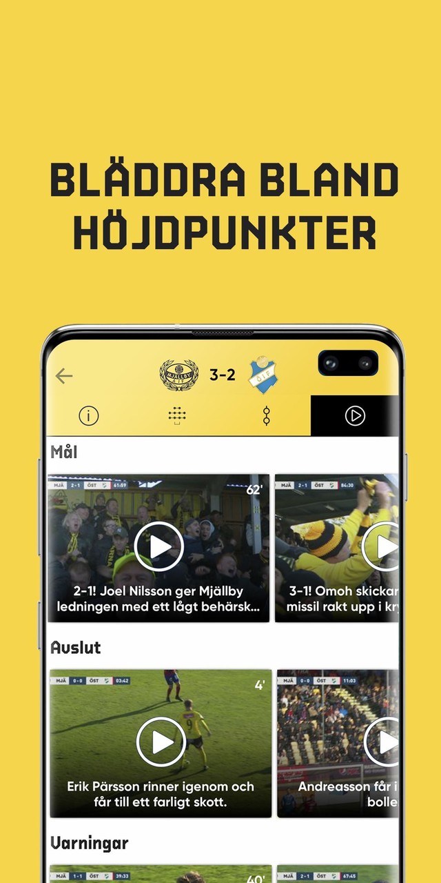 Mjällby AIF Live screenshot image 9_Popularmodapk.com