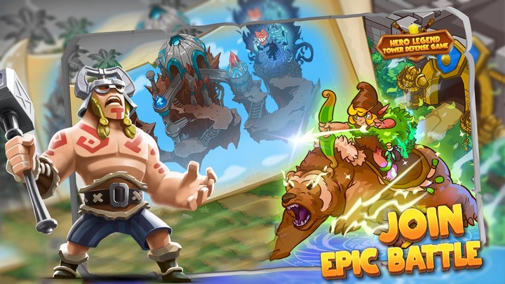 Hero Legend Tower Defense Game screenshot image 3_Popularmodapk.com