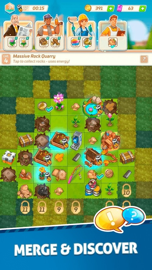 Merge Estate Mystery Town(Unlimited Money(Increase when you spent)) screenshot image 2_Popularmodapk.com