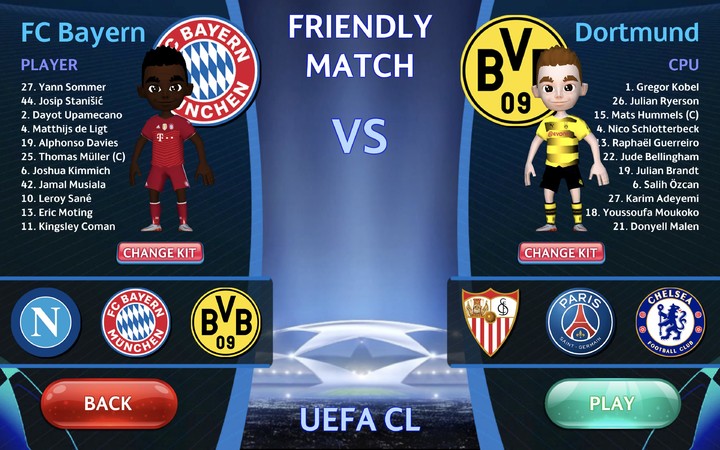 Champions League - UEFA Game screenshot image 1_Popularmodapk.com