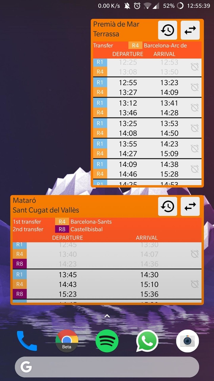 Train Schedules Widget screenshot image 8_Popularmodapk.com