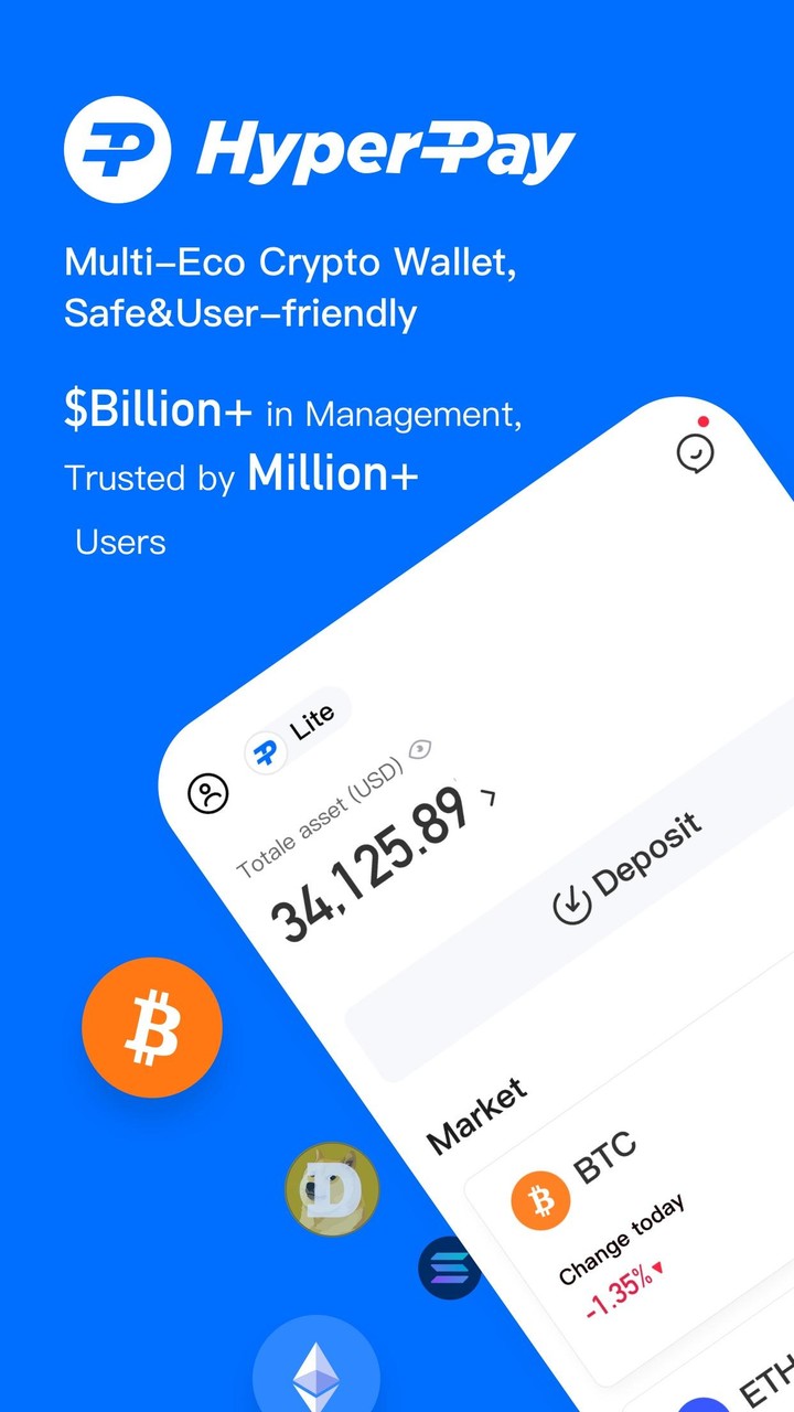 HyperPay :Wallet Crypto & Card screenshot image 1_Popularmodapk.com
