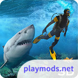 Shark Attack Spear Fishing 3D<span>(Unlock all levels)</span>4.6_Popularmodapk.com