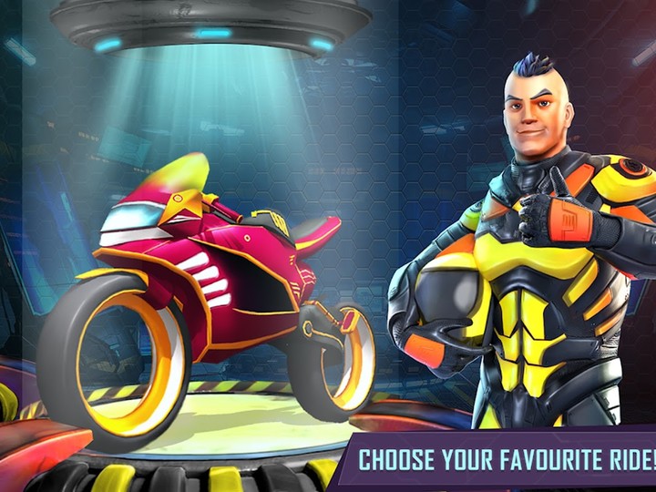 Cyber Bike Race 3D - Bike Game screenshot image 2_Popularmodapk.com