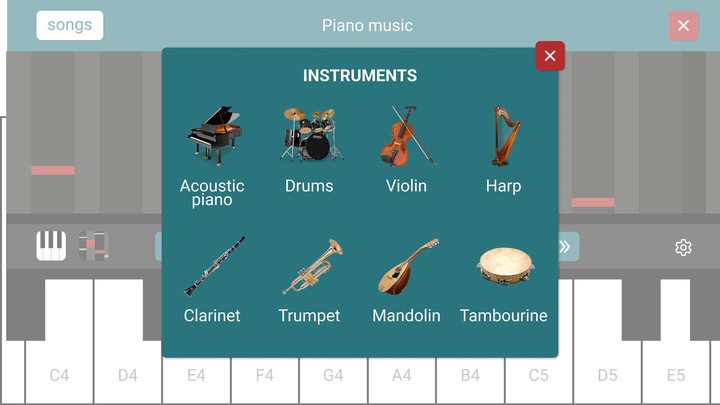 Acoustic Piano - Music & Songs screenshot image 2_Popularmodapk.com