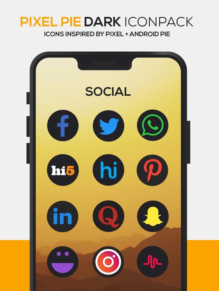 Pixel DARK Icon Pack screenshot image 19_Popularmodapk.com